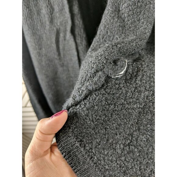 Brandy Melville Women's Caroline Cardigan Knit Grey Gray Open Front ONE SIZE - Picture 6 of 6